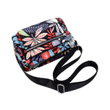 Women's Flower Cloth Bag One-shoulder Large-capacity Backpack