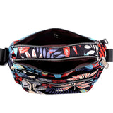 Women's Flower Cloth Bag One-shoulder Large-capacity Backpack