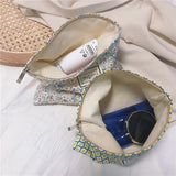Women's Plaid Print Cosmetic Bag Large Capacity Make Up Storage Beauty Cases