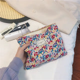 Women's Plaid Print Cosmetic Bag Large Capacity Make Up Storage Beauty Cases