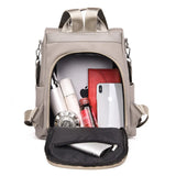 Women's Casual Travel Backpack Waterproof Large Capacity Anti-theft Bag
