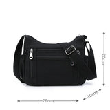 Women's Nylon Messenger Bags Small Ladies Handbag Travel Casual Tote Shoulder