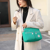 Women's Nylon Shoulder Bag Waterproof Crossbody Bag Large Capacity
