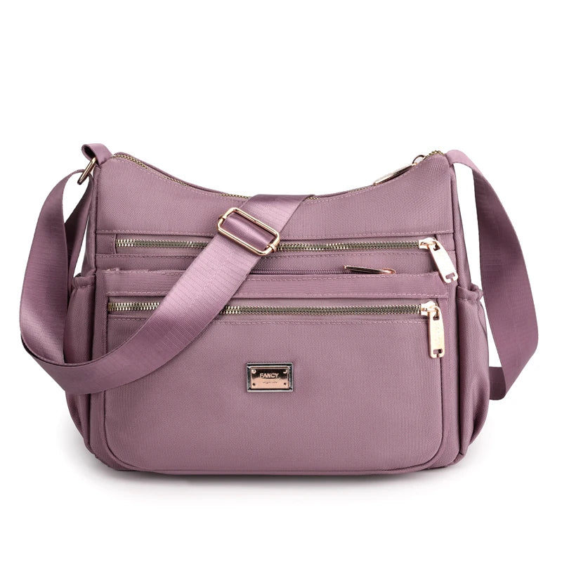 Women's Nylon Shoulder Bags Ladies Handbag Travel Casual Tote Messenger