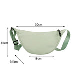 Nylon Sling Hobos Bag Large Capacity Crossbody Shoulder Travel Messenger Purse