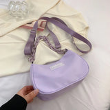 Women's Nylon Flower Shoulder Bag Hand Bags