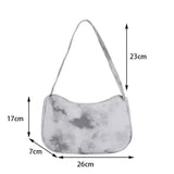 Women's Tie Dye Hobo Bag Underarm Shoulder Bags