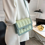 Women's One-shoulder Small Square Bag Western Style Messenger Bag