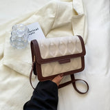 Women's One-shoulder Small Square Bag Western Style Messenger Bag
