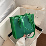 Small Fresh One Shoulder Bag Solid Square Shoulder Bag