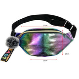 Women's Outdoor Waist Bag Travel Sports Small Bag Fanny Pack Belt Bag