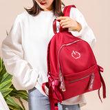 Girls High Waterproof School Bag Anti-theft Travel Rucksack