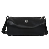 Women's PU Cylinder Casual Bucket Crossbody Bag