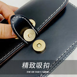 Women's PU Solid Small Square Retro Shoulder Bag Mini Phone Purse