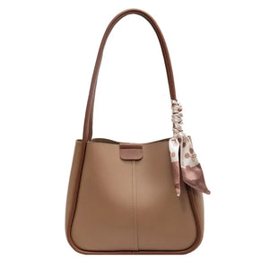 Women's PU Leather Shoulder Bag Large Capacity Handbag