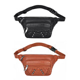 Women's PU Leather Crossbody Bag Chest Bags Travel Waist Phone Pouch