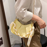 Women's PU Leather Shoulder Bags Chain Handbags