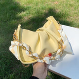 Women's PU Leather Shoulder Bags Chain Handbags