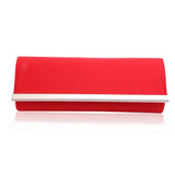 Women's Metal Strips Evening Handbags Solid Purses