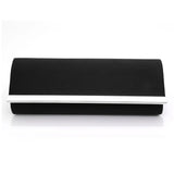 Women's Metal Strips Evening Handbags Solid Purses