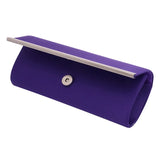 Women's Metal Strips Evening Handbags Solid Purses