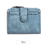Women's PU Wallet Zipper Purse Mini Handheld Money Pouch SEC88