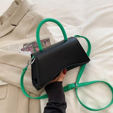 Trendy Women's PU Leather Bag with Short Handle