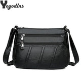 Women's PU Leather Handbag Shoulder Strap Flap