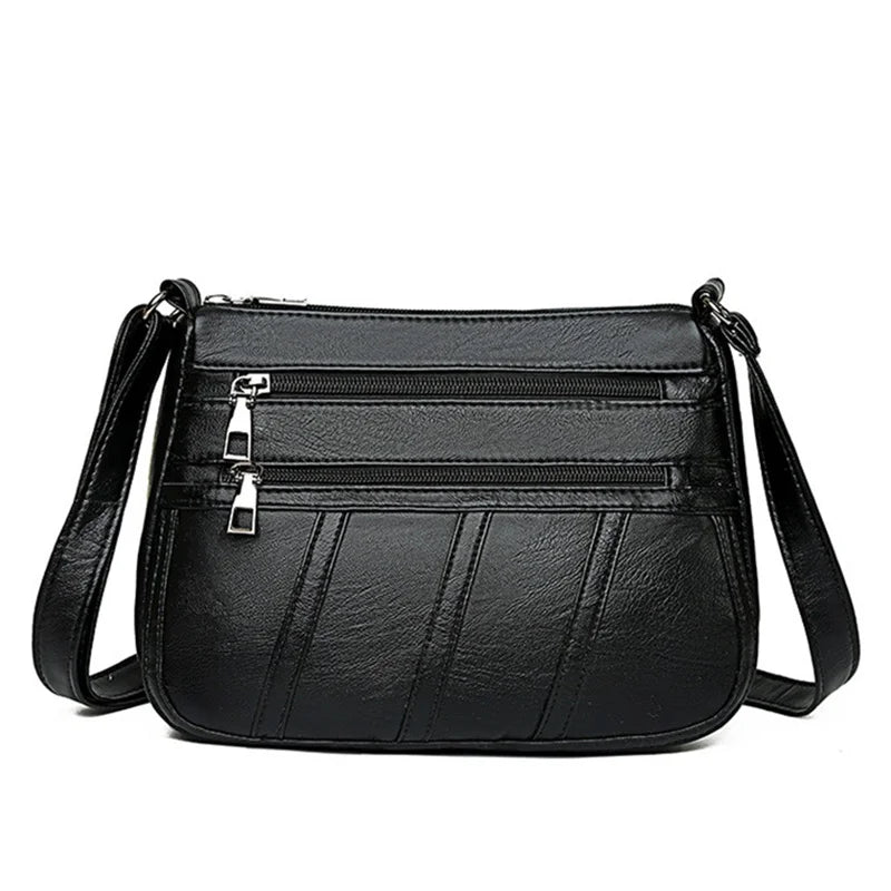 Women's PU Leather Handbag Shoulder Strap Flap