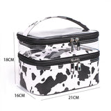 Women's Transparent PVC Cosmetic Bag Waterproof Makeup Organizer Travel Case