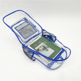 Women's PVC Plastic Backpacks Large Capacity Waterproof Transparent Schoolbags