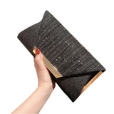 Glitter Clutch Purse for Women Party Wedding Evening Bag with Chain