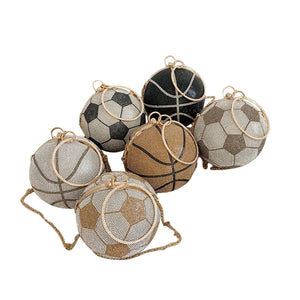 Women's Diamond Chain Bag Basketball/Soccer Cross-body Bags
