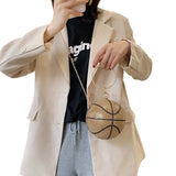 Women's Diamond Chain Bag Basketball/Soccer Cross-body Bags