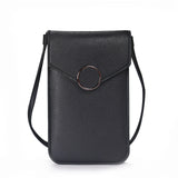 Women's Phone Purse Strap Wallets Smart Phone Shoulder Handbags Leather