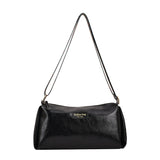Women's Leather Shoulder Bag Wide Strap Tote Crossbody Bag