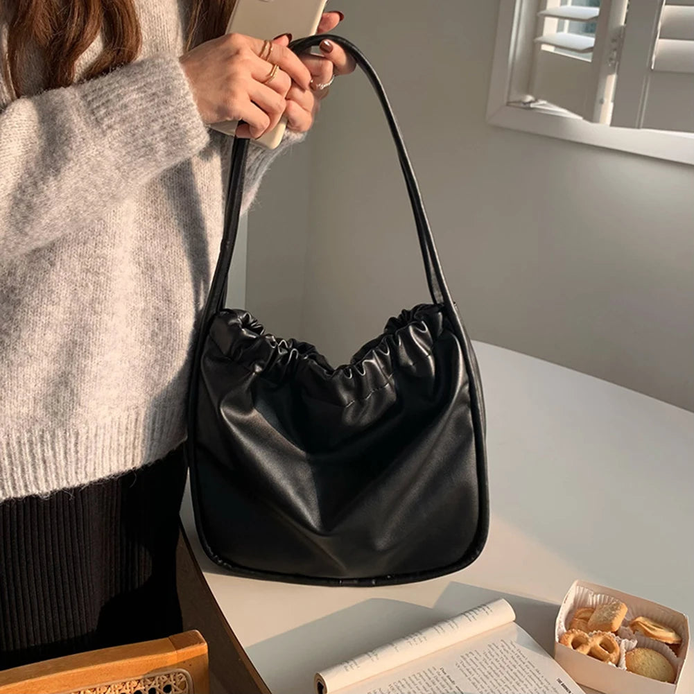 Vintage Style Women's Leather Shoulder Bag