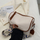 Women's Wide Strap Messenger Bag Leather Shoulder Satchel
