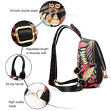 Women's Print Large Capacity Backpack Shoulder Bag