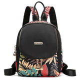Women's Print Large Capacity Backpack Shoulder Bag