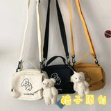 Women's Puppy Shoulder Bag Mobile Phone Change Storage Bag Messenger Bag