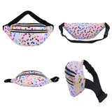 Women's Printed Waist Bag Fanny Pack Colorful Girls Bum Bag