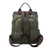 Vintage Pu Leather Backpack for Women