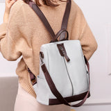 Vintage Pu Leather Backpack for Women