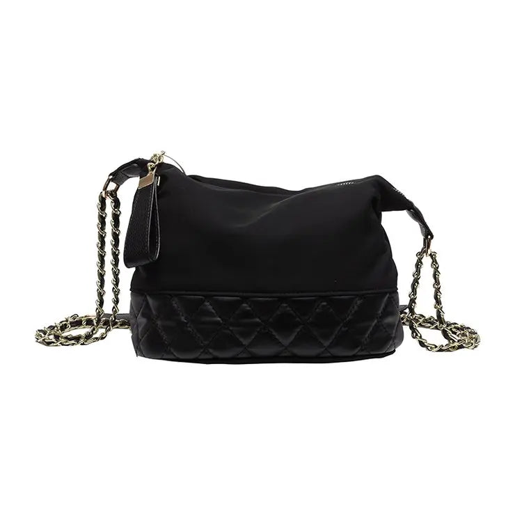 Women's Small Square Bag Rhombic Lattice Crossbody