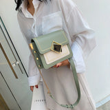 Women's Chain PU Leather Shoulder Crossbody Wallets Handbags