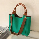 Women's Large Canvas Shoulder Bag Crossbody Tote Handbag