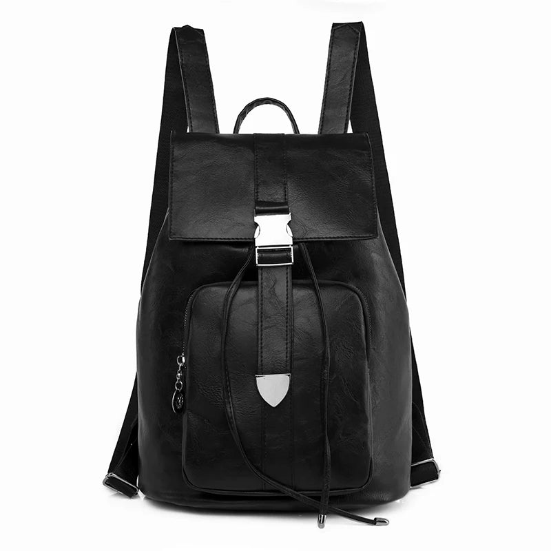 Retro Shoulder Bag Anti-theft Backpack Large Capacity School Bag