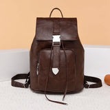 Retro Shoulder Bag Anti-theft Backpack Large Capacity School Bag