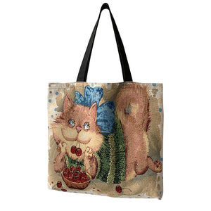 Women's Retro Stylish Painting Shoulder Bag